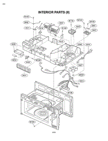 Section 6 parts for Lg Microwave LMV2053SW / AWHELGA from AppliancePartsPros.com