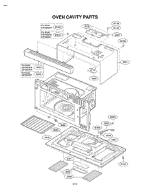 Section 3 parts for Lg Microwave LMV2053ST / AS1ELGA from AppliancePartsPros.com