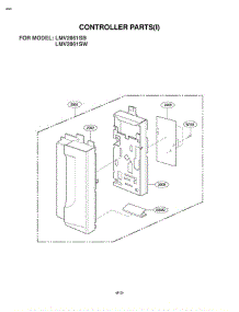Section 2 parts for Lg Microwave LMV2061SB / ABKELCA from AppliancePartsPros.com