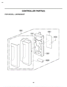 Section 2 parts for Lg Microwave LMVM2055ST / ASBELGA from AppliancePartsPros.com