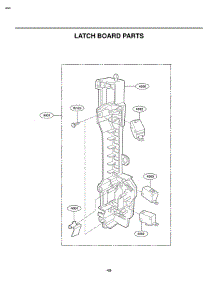 Section 4 parts for Lg Microwave LMVM2055ST / ASBELGA from AppliancePartsPros.com
