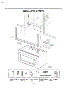 Section 7 parts for Lg Microwave LMVM2055ST / ASBELGA from AppliancePartsPros.com