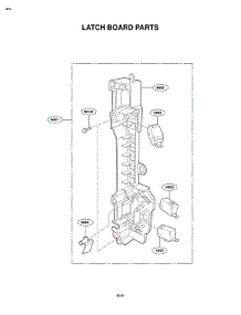Section 4 parts for Lg Microwave LMV2073BB / ABKELGA from AppliancePartsPros.com