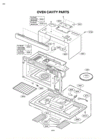Section 3 parts for Lg Microwave LMV2073WW / AW1ELGA from AppliancePartsPros.com
