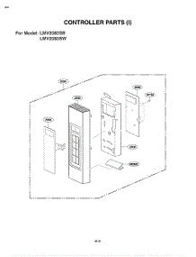 Section 2 parts for Lg Microwave LMV2083SB / ABKELGA from AppliancePartsPros.com