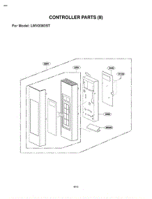Section 2 parts for Lg Microwave LMV2083ST / ASBELGA from AppliancePartsPros.com