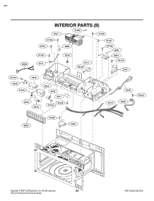 Section 6 parts for Lg Microwave LMVM2085SB / ABKELGA from AppliancePartsPros.com