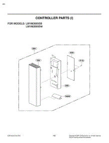 Section 2 parts for Lg Microwave LMVM2085SW / AWHELGA from AppliancePartsPros.com