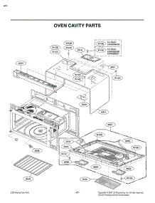 Section 3 parts for Lg Microwave LMVM2085SW / AWHELGA from AppliancePartsPros.com