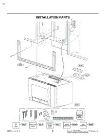 Section 7 parts for Lg Microwave LMVM2085SW / AWHELGA from AppliancePartsPros.com