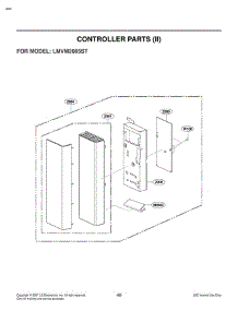 Section 2 parts for Lg Microwave LMVM2085ST / ASBELGA from AppliancePartsPros.com