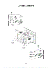 Section 3 parts for Lg Microwave LMVM2277ST / AS1ELGA from AppliancePartsPros.com