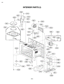Section 4 parts for Lg Microwave LMVM2277ST / AS1ELGA from AppliancePartsPros.com