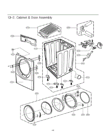 Section 2 parts for Lg Dryer DLG5966W / ABWEEUS from AppliancePartsPros.com