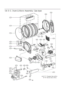 Section 3 parts for Lg Dryer DLG5966W / ABWEEUS from AppliancePartsPros.com