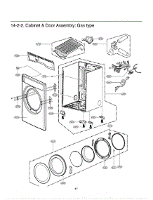 Section 3 parts for Lg Dryer DLGX0002TM / ASTEEUS from AppliancePartsPros.com