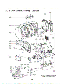 Section 3 parts for Lg Dryer DLG0452G / APGEEUS from AppliancePartsPros.com
