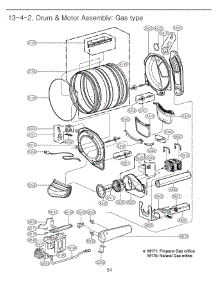 Section 4 parts for Lg Dryer DLGX3002R / ACREEUS from AppliancePartsPros.com