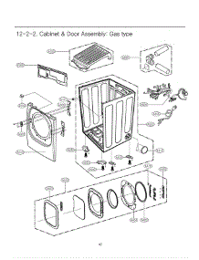 Section 2 parts for Lg Dryer DLG2602W / ABWEEUS from AppliancePartsPros.com