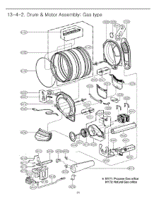 Section 4 parts for Lg Dryer DLGX2802W / ABWEEUS from AppliancePartsPros.com