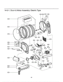Section 4 parts for Lg Dryer DLEX0001TM / ASTEEUS from AppliancePartsPros.com