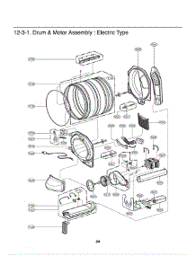 Section 3 parts for Lg Dryer DLE0442G / APGEEUS from AppliancePartsPros.com