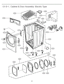 Section 3 parts for Lg Dryer DLEX3001W / ABWEEUS from AppliancePartsPros.com