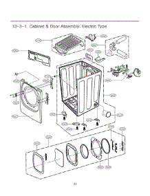Section 3 parts for Lg Dryer DLEX2801L / ARBEEUS from AppliancePartsPros.com