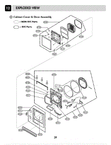 Section 2 parts for Lg Dryer DLEC733W / AOWEEUS from AppliancePartsPros.com
