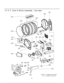 Section 3 parts for Lg Dryer DLG2532W / ABWEEUS from AppliancePartsPros.com