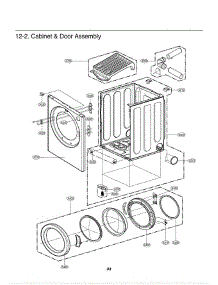 Section 2 parts for Lg Dryer DLG0332W / ABWEEUS from AppliancePartsPros.com