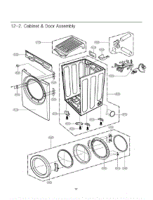 Section 2 parts for Lg Dryer DLE5977W / ABWEEUS from AppliancePartsPros.com
