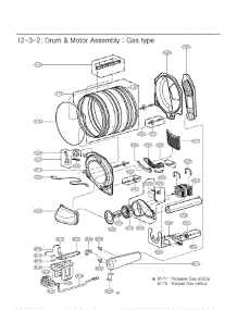 Section 3 parts for Lg Dryer DLG5988B / ABPEEUS from AppliancePartsPros.com