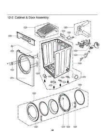 Section 2 parts for Lg Dryer DLG2522W / ABWEEUS from AppliancePartsPros.com
