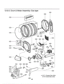 Section 3 parts for Lg Dryer DLG2525S / ATTEEUS from AppliancePartsPros.com