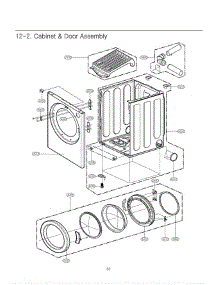 Section 2 parts for Lg Dryer DLE6942W / ABWEEUS from AppliancePartsPros.com
