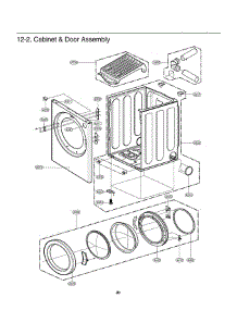 Section 2 parts for Lg Dryer DLG0452W / ABWEEUS from AppliancePartsPros.com