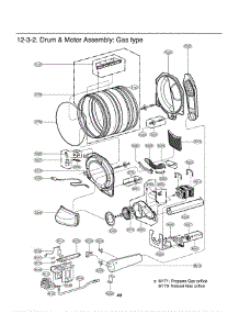 Section 4 parts for Lg Dryer DLE2516W / ABWEEUS from AppliancePartsPros.com