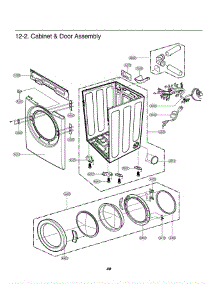 Section 2 parts for Lg Dryer DLG2526W / ABWEEUS from AppliancePartsPros.com