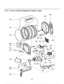 Section 3 parts for Lg Dryer DLE3733W / ABWEEUS from AppliancePartsPros.com