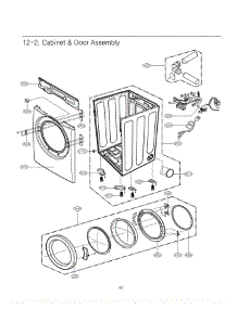 Section 2 parts for Lg Dryer DLG1320W / ABWEEUS from AppliancePartsPros.com