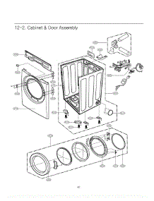 Section 2 parts for Lg Dryer DLE3733U / ABBEEUS from AppliancePartsPros.com