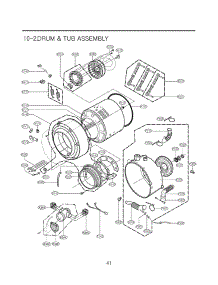 Section 2 parts for Lg Washer WM2032HW / ABWEEUS from AppliancePartsPros.com
