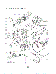 Section 2 parts for Lg Washer WM2077CW / ABWEEUS from AppliancePartsPros.com