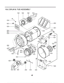 Section 2 parts for Lg Washer WM2075CW / ABWEEUS from AppliancePartsPros.com