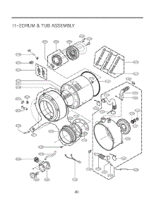 Section 2 parts for Lg Washer CW2079CWD / ABWEEUS from AppliancePartsPros.com