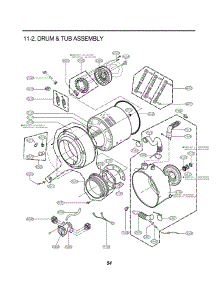 Section 2 parts for Lg Washer WM2016CW / ABWEEUS from AppliancePartsPros.com