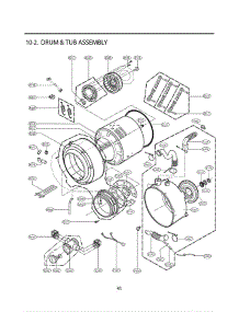 Section 2 parts for Lg Washer WM3677HW / ABWEEUS from AppliancePartsPros.com
