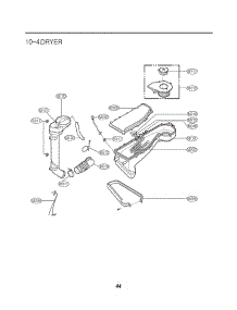 Section 4 parts for Lg Washer WM3677HW / ABWEEUS from AppliancePartsPros.com
