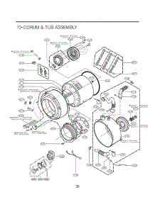 Section 2 parts for Lg Washer WM2101HW / ABWEEUS from AppliancePartsPros.com